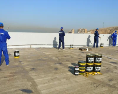 Roof Waterproofing at IPM Factory, in Roumieh, Lebanon