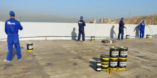 Roof Waterproofing at IPM Factory, in Roumieh, Lebanon